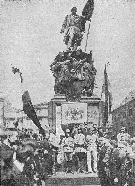 pomník maršála Radeckého v Praze 1914.jpg