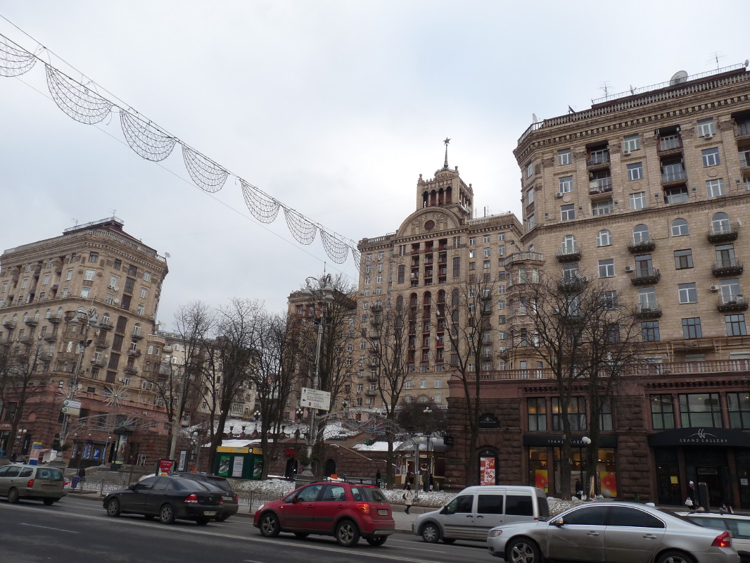 14 Krescatik, main street Kiev- hlavni ulice kyjeva
